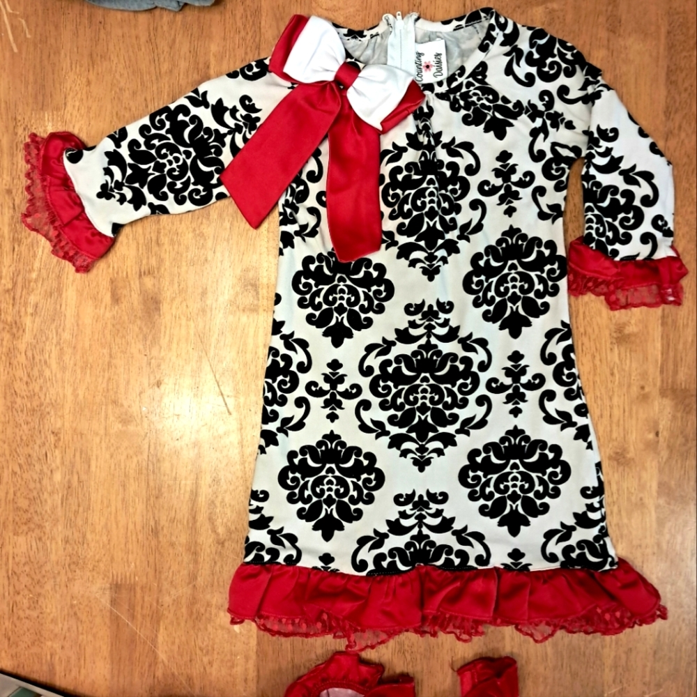 Counting Daisies Elegant Girls Festive Dress